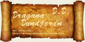 Dragana Dunđerin vizit kartica